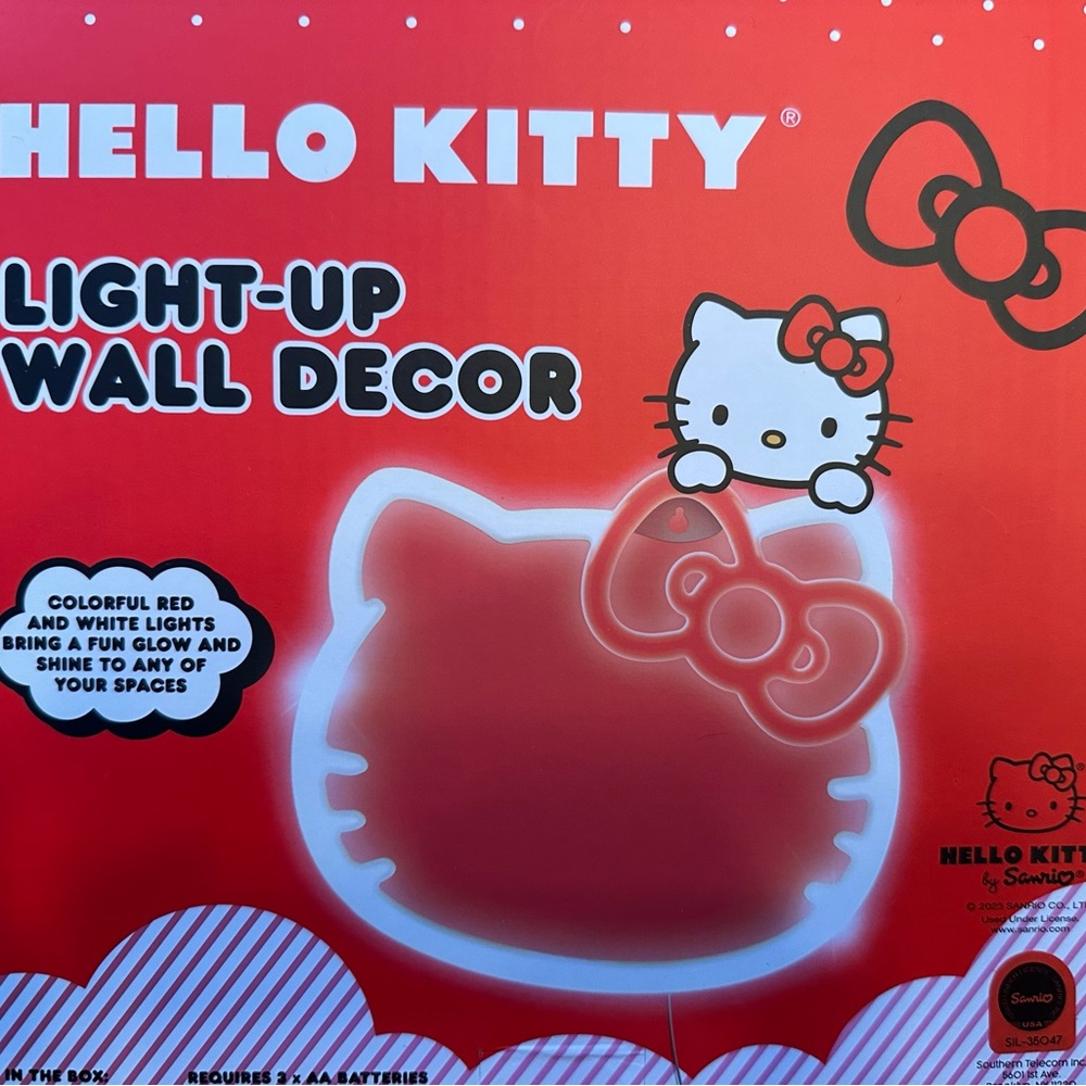Hello Kitty Light up wall decor